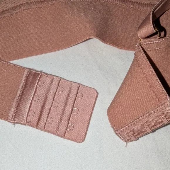 LIVELY Lace Bralette Pink Rose Mauve Stretch Comfort Wireless Size L - Picture 4 of 5